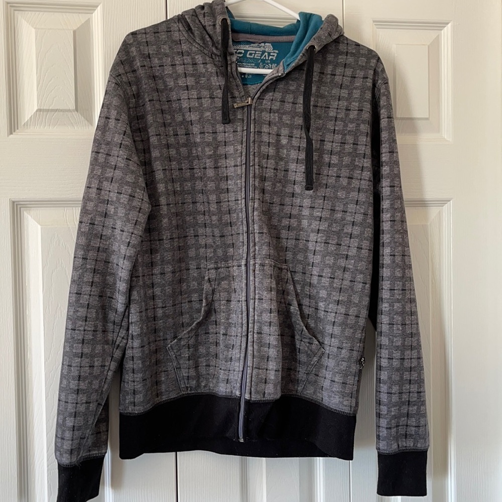 Moto Gear zip up hoodie size L🔥